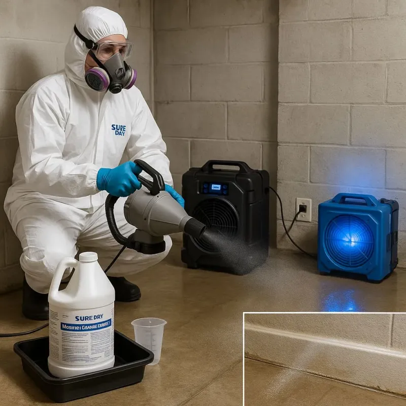 Sanitization and Odor Removal process in Potter Lake, WI