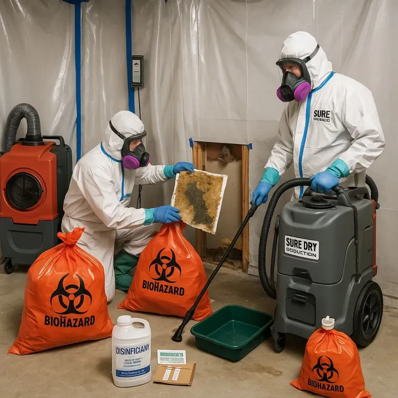 Contaminated Water Handling Protocols process in Potter Lake, WI