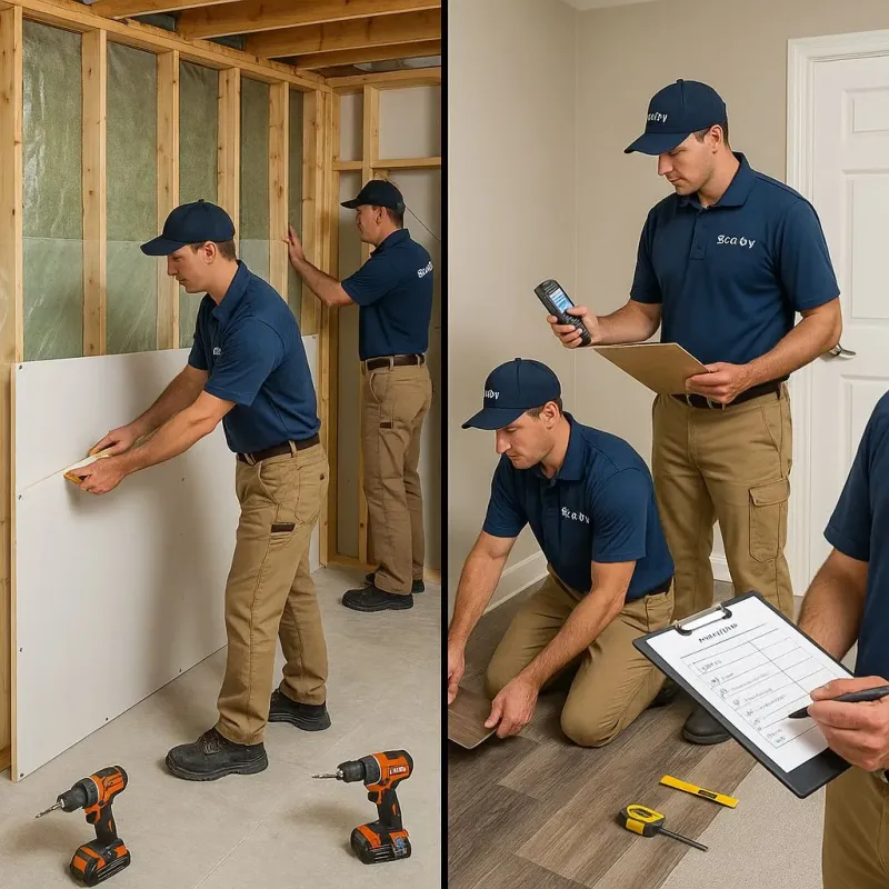 Repairs and Reconstruction process in Potter Lake, WI